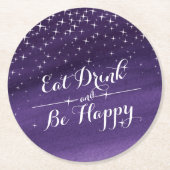 Eet drink waterverf startpapier onderzetters (Voorkant)