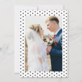 Eet Drink We zijn getrouwd Foto Elopement Party Kaart (Achterkant)