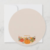 Eet Drink & Wees dankbaar Thanksgiving Uitnodiging (Achterkant)