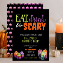 Eet, Drink & Wees eng Halloween Kostuumfeest