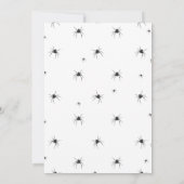 Eet Drink & Wees eng Halloween Party Invitation Kaart (Achterkant)