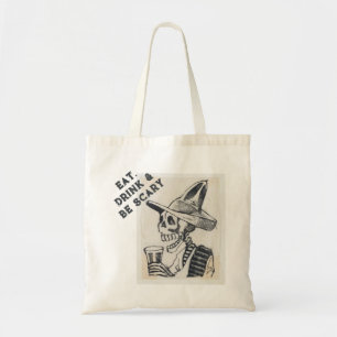 Eet, Drink & wees eng skelet Tote Bag