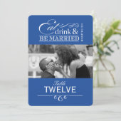 Eet, drink & wees getrouwd - plaatskaarten (Staand voorkant)