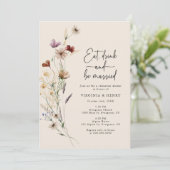 Eet Drink Wees getrouwd Repetitie Diner Kaart (Staand voorkant)