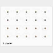 Eet Drink Wees Schrikwekkend Skelet Halloween Pomp Hart Sticker (Vel)