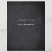 EET DRINK WEES VROLIJK Kerst Krijtfeest Flyer (Achterkant)