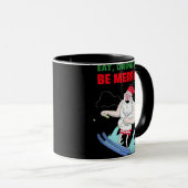 Eet, Drink & Wees Vrolijk Kerstmis Mok (Voorkant rechts)