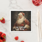 Eet Drink Wees vrolijk  Sinterklaas Kerstmis Servet (Insitu)