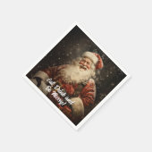 Eet Drink Wees vrolijk  Sinterklaas Kerstmis Servet (Hoek)