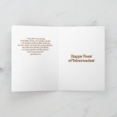 Eet, drink & word feest van de tabernakelen kaart (Binnen)