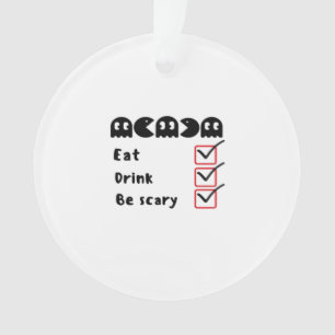 Eet Drink Zorg Dat Het Schrikdraad Minimaal Is Sch Ornament