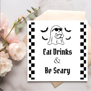 Eet Drinken & Wees eng Halloween Party Servet