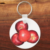Eet een appel en ga naar bed sleutelhanger (Voorkant)