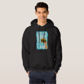 Eet een hamburger pak beide broodjes en eet het al hoodie (Voorkant volledig)