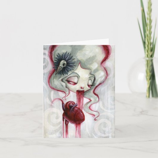 Eet een hart, krijg zijn liefde kaart (Voorkant)