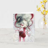 Eet een hart, win zijn liefde kaart (Gele Bloem)