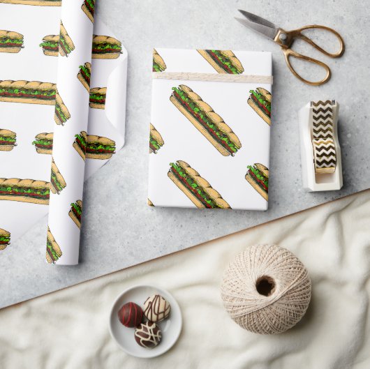 Eet een Hoagie-dag Cadeaupapier (Crafts)