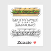 Eet een Hoagie Dag Sticker (Vel)