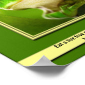 Eet een levend kikker-Poster Poster (Hoek)