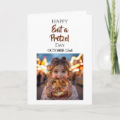 Eet een Pretzel-dag | 22 oktober Kaart (Voorkant)