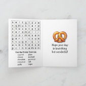 Eet een Pretzel-dag | 22 oktober Kaart (Binnen)