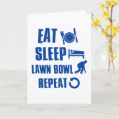 Eet een slaapgazonkom kaart (Gele Bloem)