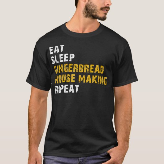 eet een slaaphuis t-shirt (Voorkant)