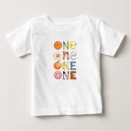 Eet Eerst Eén Verjaardags T-Shirt voor Baby