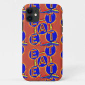 Eet, eet ifoon Case-Mate iPhone case (Achterkant)