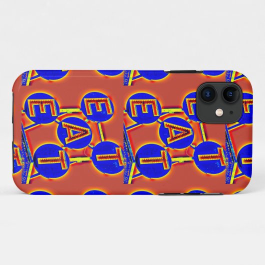 Eet, eet ifoon Case-Mate iPhone case (Achterkant (horizontaal))