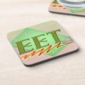 EET - ELEKTRISCHE LOGO VAN DE TECHTSCIRCUIT BIER ONDERZETTER (Linkerzijde)