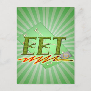 EET - ELEKTRISCHE LOGO VAN DE TECHTSCIRCUIT BRIEFKAART