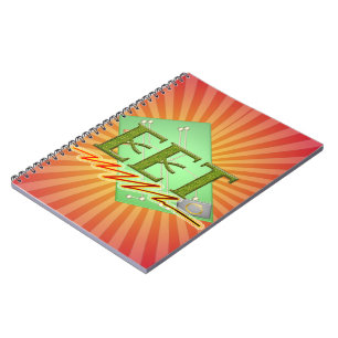 EET - ELEKTRISCHE LOGO VAN DE TECHTSCIRCUIT NOTITIEBOEK