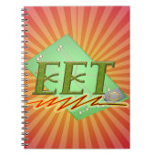 EET - ELEKTRISCHE LOGO VAN DE TECHTSCIRCUIT NOTITIEBOEK (Voorkant)