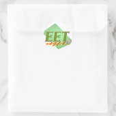 EET - ELEKTRISCHE LOGO VAN DE TECHTSCIRCUIT RONDE STICKER (Tas)
