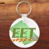 EET - ELEKTRISCHE LOGO VAN DE TECHTSCIRCUIT SLEUTELHANGER (Voorkant)