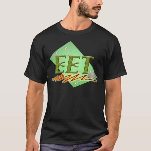 EET - ELEKTRISCHE LOGO VAN DE TECHTSCIRCUIT T-SHIRT (Voorkant)