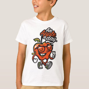 Eet elke dag een appel t-shirt