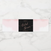 Eet- en drinklabelset waterfles etiket (Enkel label)