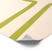 Eet en klets poster, moderne abstracte keukenmuur poster (Hoek)