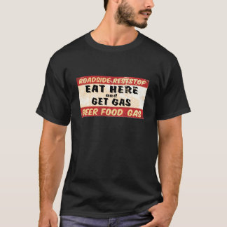Eet en tank vintage bord reproductie