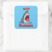 Eet Fascisme Anti-Fascist Vierkante Sticker (Tas)