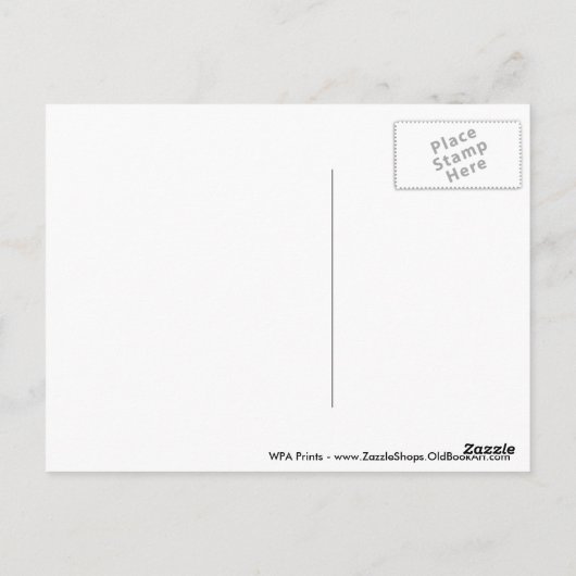 Eet Fruit - Gezond ben - het Poster van WPA - Briefkaart (Achterkant)