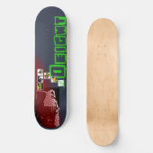 Eet geen kat in half skateboard (Voorkant)