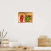 Eet Gezond Waarde Poster Papier (Matte) (Keuken)