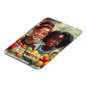 Eet gezonde flexibele magneet (Linkerzijde)