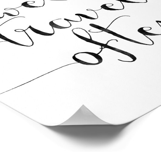 Eet goed reizen vaak poster (Hoek)