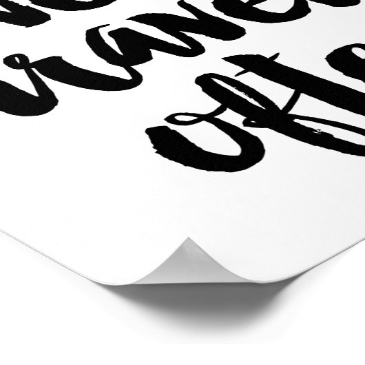 Eet goed reizen vaak poster (Hoek)