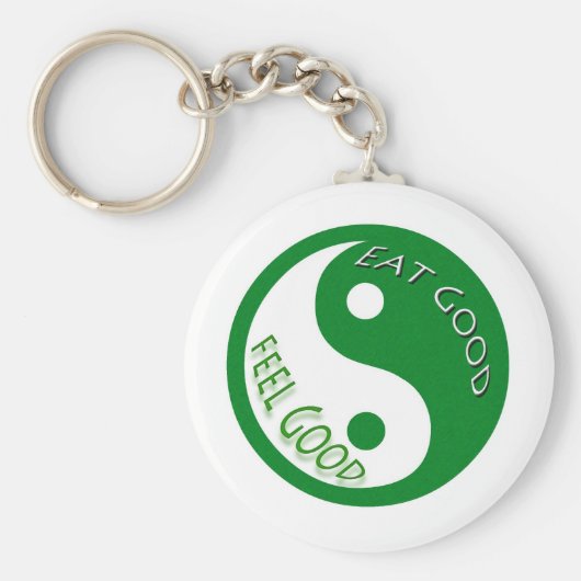 Eet goed voel dieet en gewichtsverlies sleutelhanger (Voorkant)