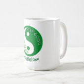 Eet goed Voel goed Dieet en Gewichtsverlies Koffiemok (Voorkant rechts)